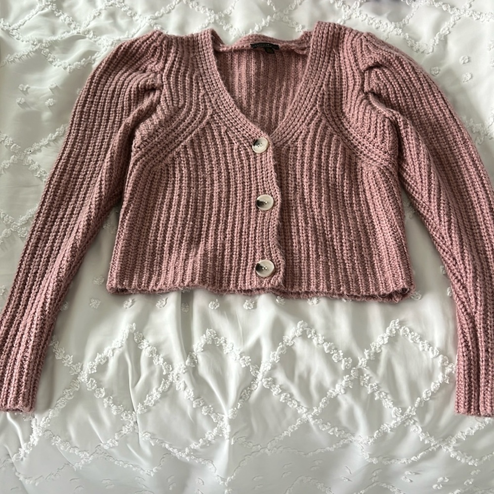 Crop sweater by Anthropologie brand “Current Air”